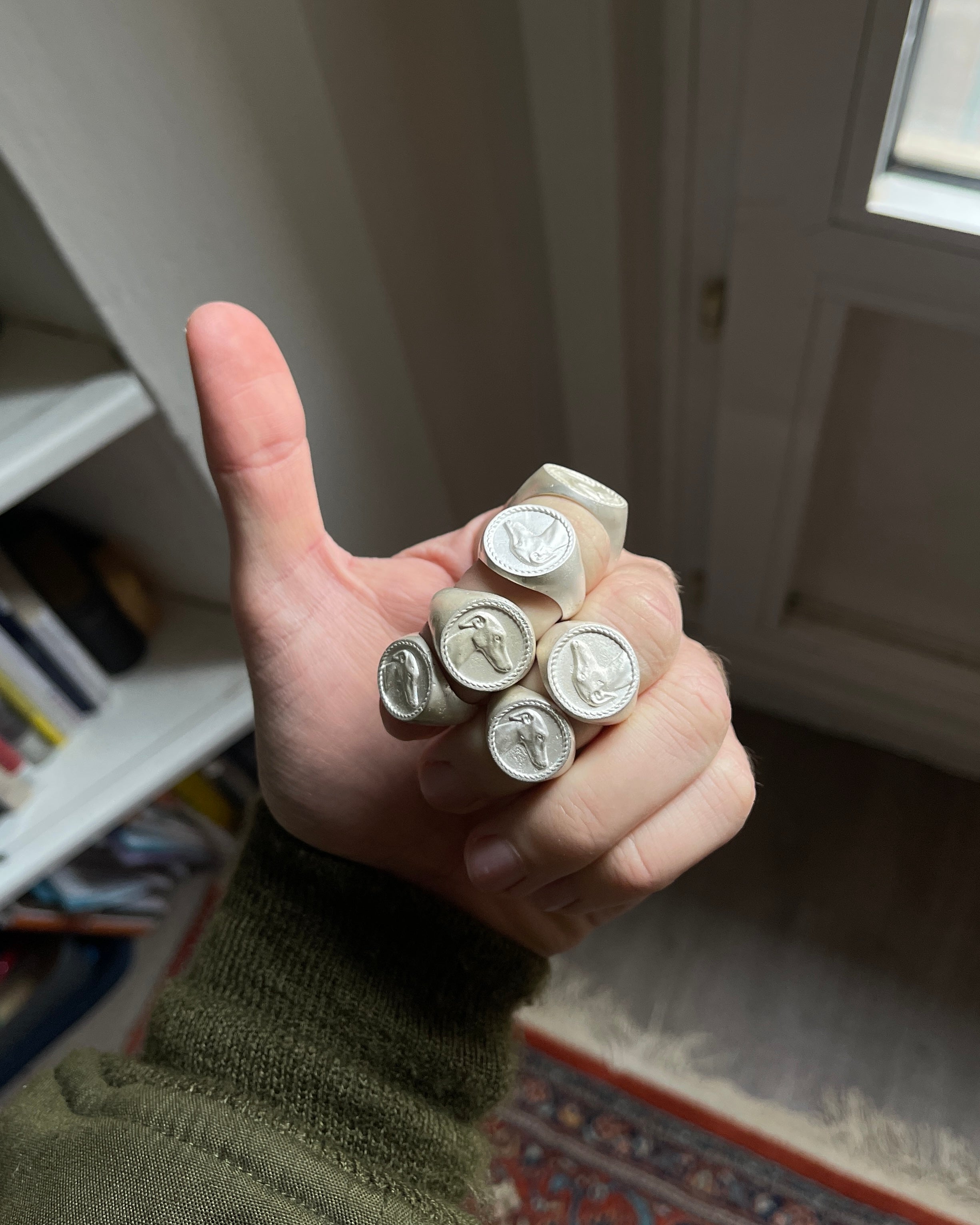 La bague 'Fidelis' (Argent 925)